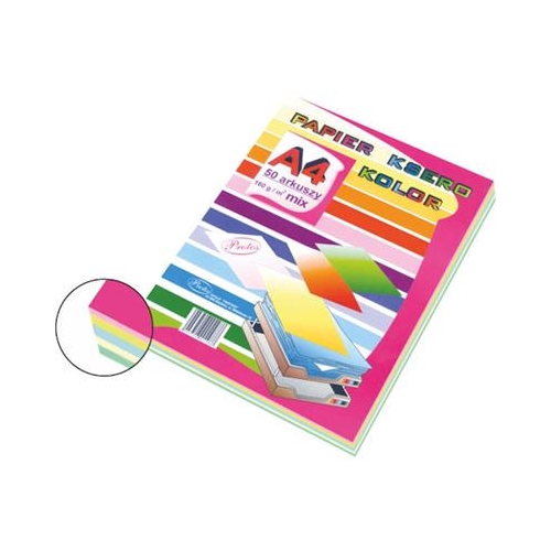 Papier ksero Protos A4 160g Mix pastelowy 57600-10783