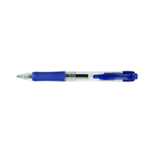 Długopis żelowy automat Titanum NIEBIESKI 100338-11223