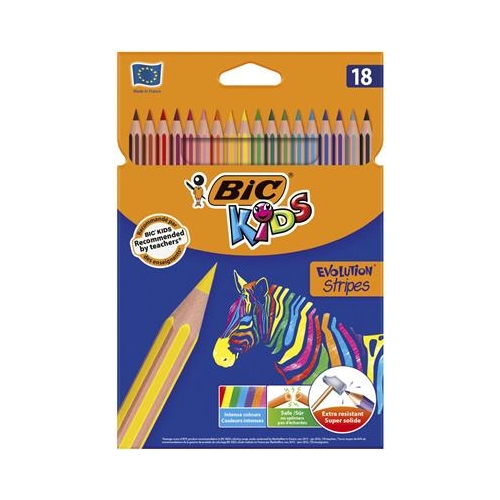 Kredki ołówkowe Bic Kids Evolution 18 kol 387734-16510