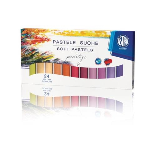 * Pastele suche ASTRA Prestige 24 kolory OKRĄGŁE-11230