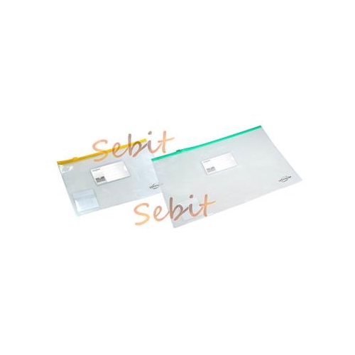 Teczka kopertowa A5 przezroczysta suwak -12549