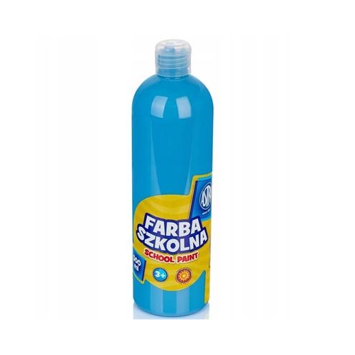 * Farba plakatowa szkolna 500ml Błękitna 261867-14258