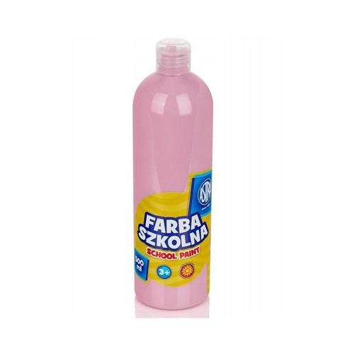 *Farba plakatowa szkolna 500ml Różowa Jasna 371726-14266