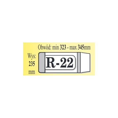 Okładka książkowa IKS regulowana R22 345x235 GRUBA-15003