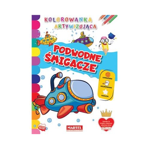 Kolorowanka aktywizująca. Podwodne śmigacze Martel-24835