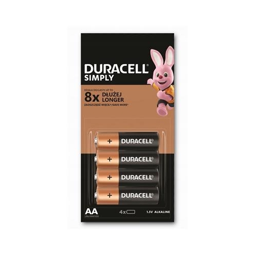* Bateria DURACELL Alkaliczne LR6 4szt AA BASE BL-28908
