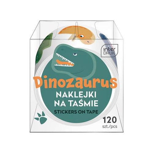 Naklejki na taśmie Interdruk Kids Dinozaury-31128