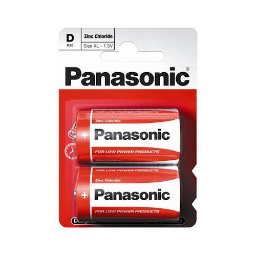 Bateria Panasonic R20 2szt blister