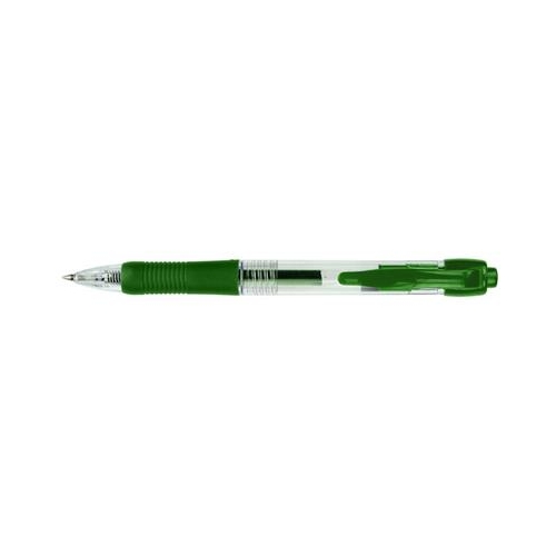 Długopis żelowy automat Titanum ZIELONY 100340-11224