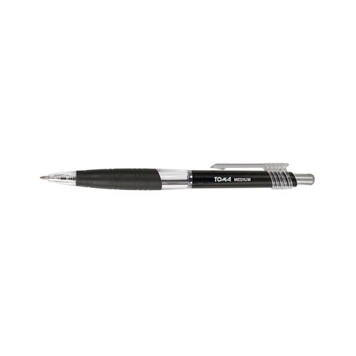 Długopis automatyczny Toma TO-038 1mm Czarny-12175