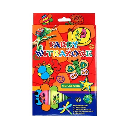 Farby witrażowe TITANUM 15elementów 201178