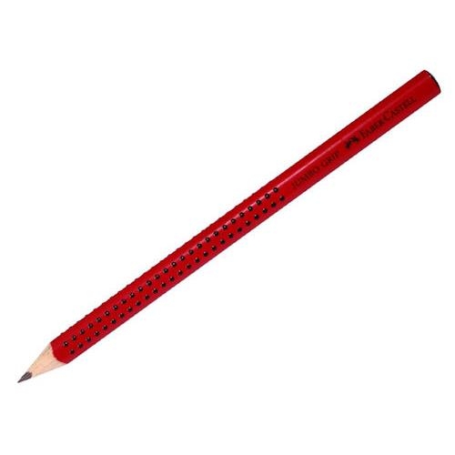 Ołówek Faber Castell 2B Jumbo Grip Czerwony