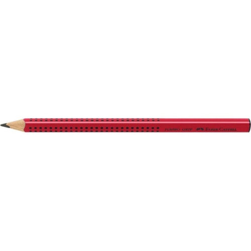 Ołówek Faber Castell 2B Jumbo Grip Czerwony-13896