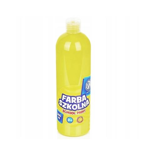 * Farba plakatowa szkolna 500ml Cytrynowa 190418-14260