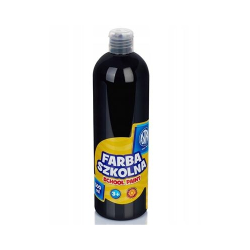 * Farba plakatowa szkolna 500ml Czarna 34846-14262