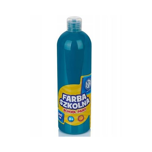 Farba plakatowa szkolna 500ml Turkus 246880-14265