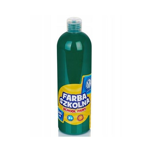 Farba plakatowa szkolna 500ml Zieleń ciemna 190419-14267