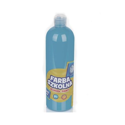 Farba plakatowa szkolna 500ml Niebieska 415079-14269