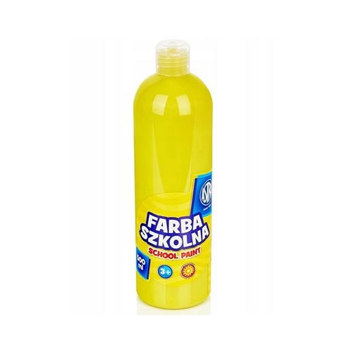 Farba plakatowa szkolna 500ml Żółta 34847-14271