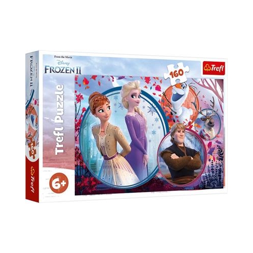 Puzzle TREFL 160 Frozen 2 Siostrzana przygoda