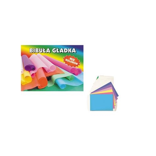 Bibuła gładka C4 mix 20 kol. teczka STARPAK 191021-17520