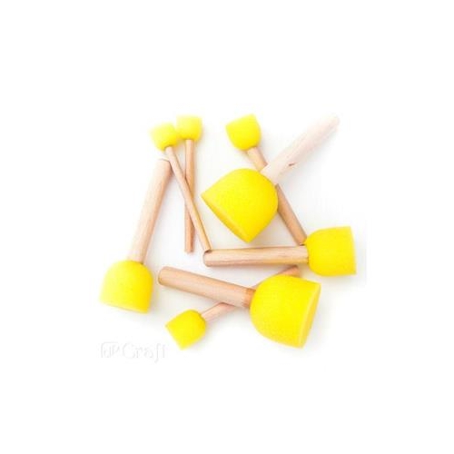 Pędzelki gąbkowe DpCraft 8szt różne