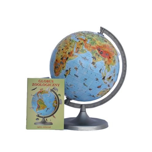 Globus zoologiczny z opisem 220 0416-17777