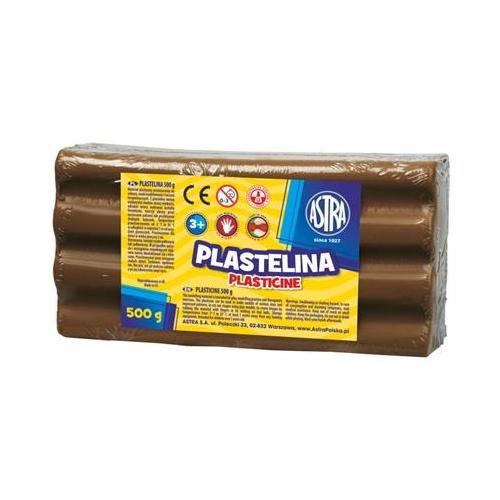 Plastelina ASTRA 500g BRĄZOWA-18581