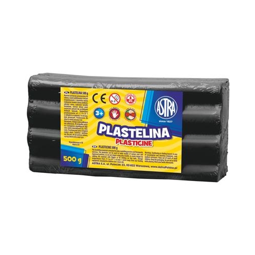 Plastelina ASTRA 500g CZARNA-18584