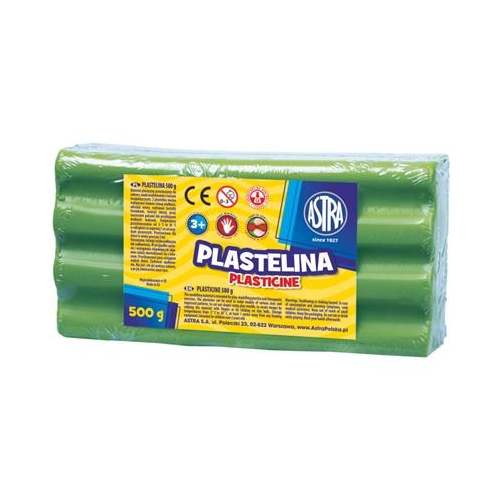 Plastelina ASTRA 500g ZIELONA JASNA-18592