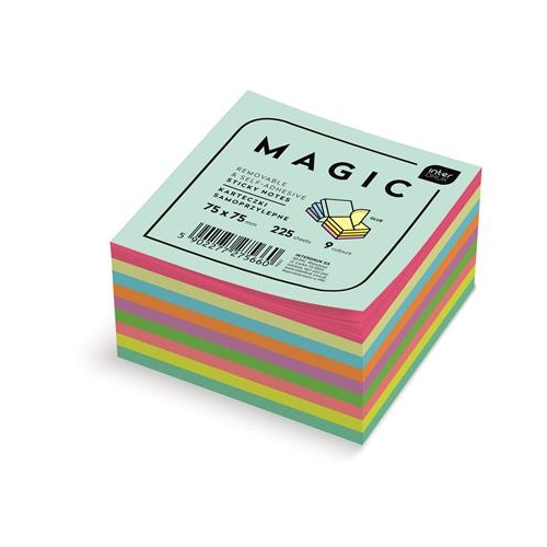 Karteczki samoprzylepne Interdruk MAGIC CUBE 75x75-20029