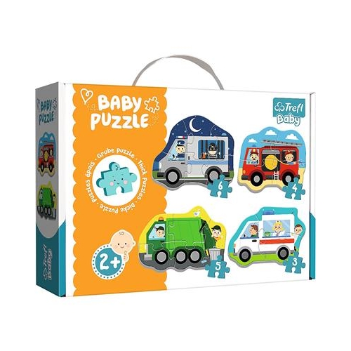 Moje pierwsze puzzle TREFL Baby Pojazdy i zawody