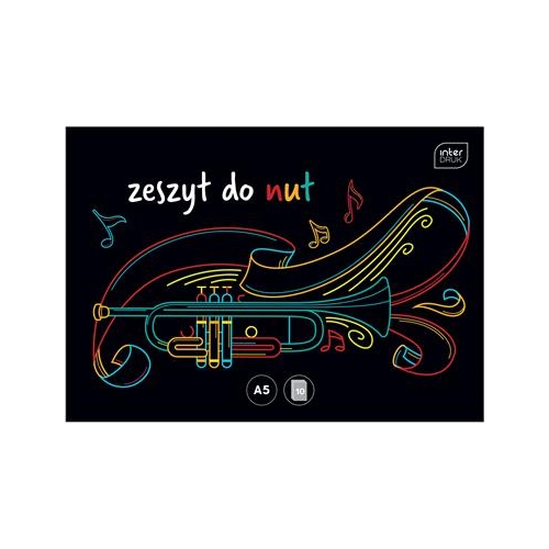 Zeszyt do nut Interdruk A4 16 kartek      DUŻY 70g-21319