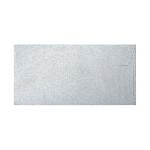 Koperta ozdobna DL Pearl Srebrna 10szt 120g