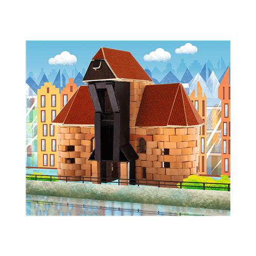 Brick Trick XL Żuraw Gdański - buduj z cegły-22442