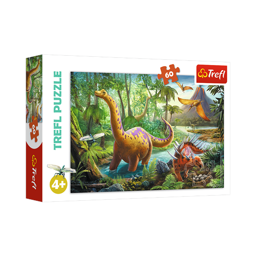 Puzzle TREFL 60 Wędrówka Dinozaurów