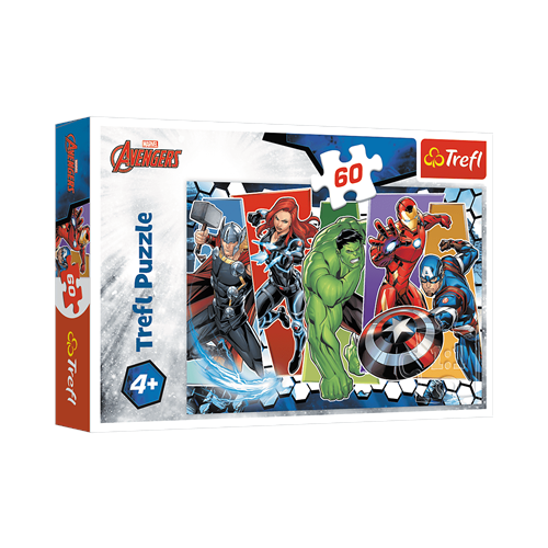 Puzzle TREFL 60 Niezwyciężeni Avengersi-22757