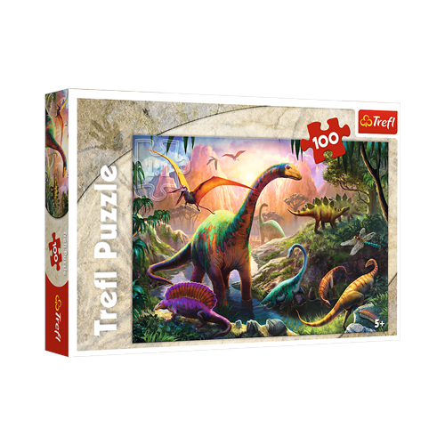 Puzzle TREFL 100 Świat Dinozaurów