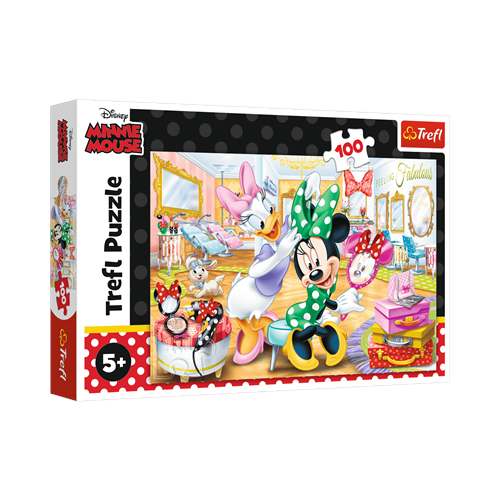 Puzzle TREFL 100 Minnie w salonie