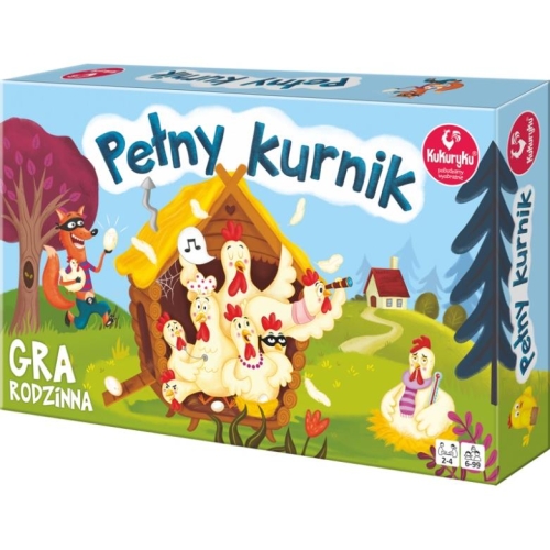 Gra rodzinna Kukuryku Pełny kurnik