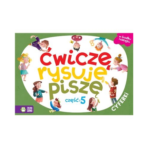 Książeczka Ćwiczę, rysuję piszę - Cyferki cz.5-23323