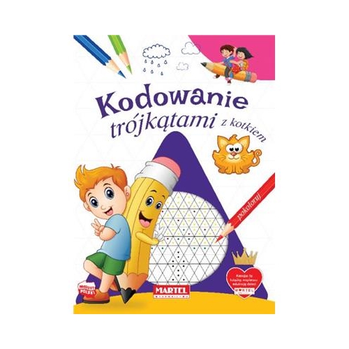 Kodowanie trójkątami z kotkiem Martel-24774