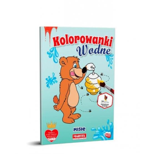 Kolorowanka wodna Misie Martel