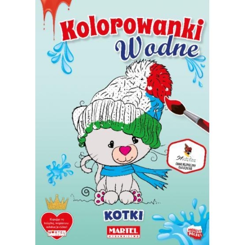 Kolorowanka wodna Kotki Martel-24917