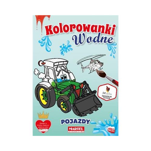 Kolorowanka wodna Pojazdy Martel-24920