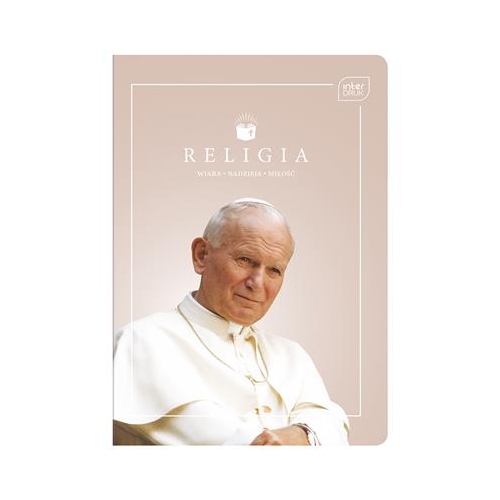 Zeszyt Interdruk A5/32 Kratka Religia z papieżem-25542