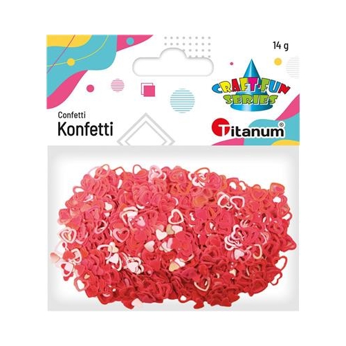 Konfetti Titanum Craft-Fun 14g Serca-25647