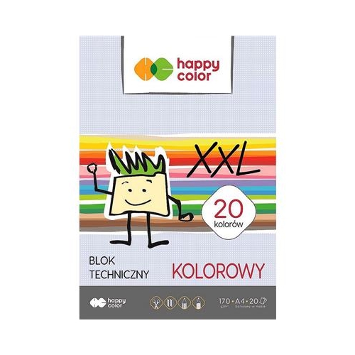 Blok techniczny A4 HP Kolor 20ark XXL 170g-25833