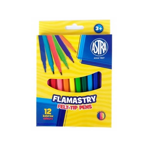 Flamastry ASTRA 12 kolorów 114034-26053