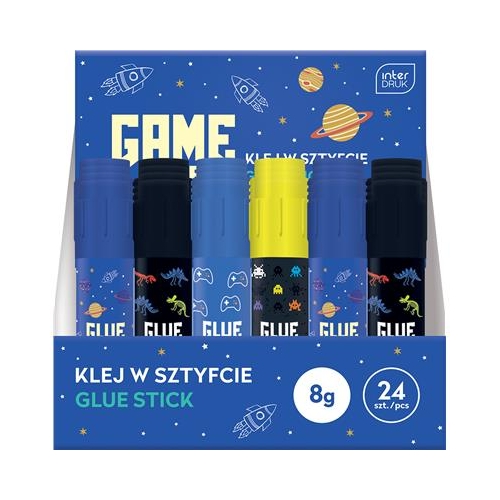 Klej w sztyfcie 8g Interdruk Game Over-26082